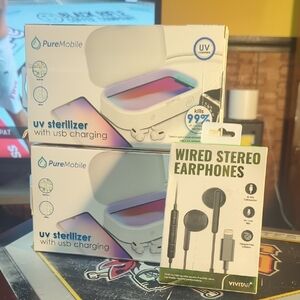 UV Sterilizer with USB Charging - White